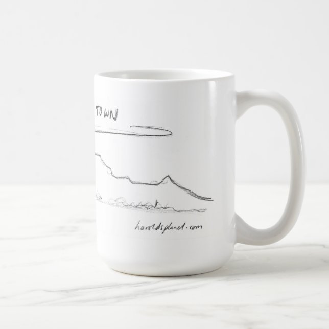 Harold's Planet Love Cape Town Coffee Mug (Right)