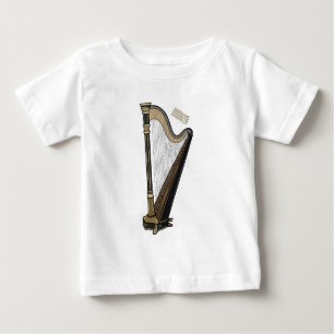 Harp cartoon illustration baby T-Shirt