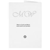 Harp Fun Card (Back)