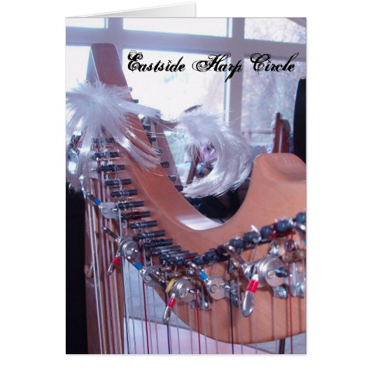 Harp Fun  Eastside Harp Circle Cards (Front)