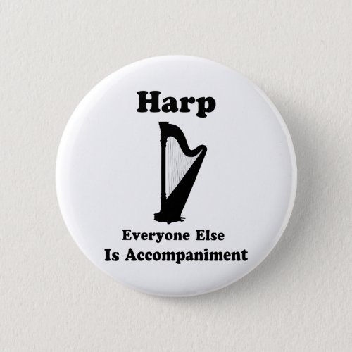 Harp Gift Pinback Button
