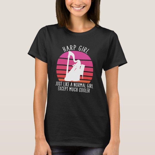 harp girl T-Shirt (Front)