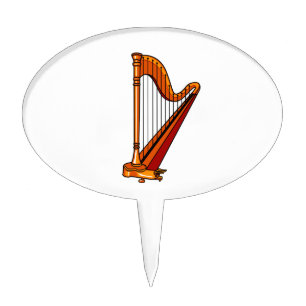 harp graphic pedal.png cake topper