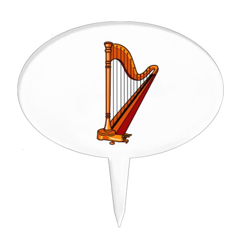 harp graphic pedalpng cake topper