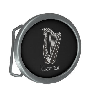 Harp Icon Belt Buckle