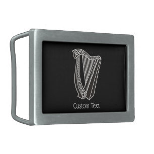 Harp Icon Belt Buckle