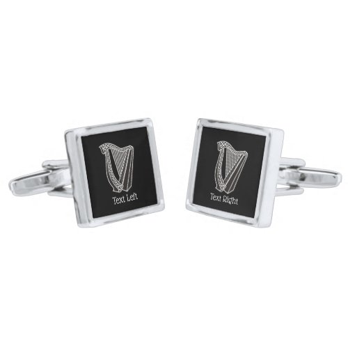 Harp Icon Cufflinks