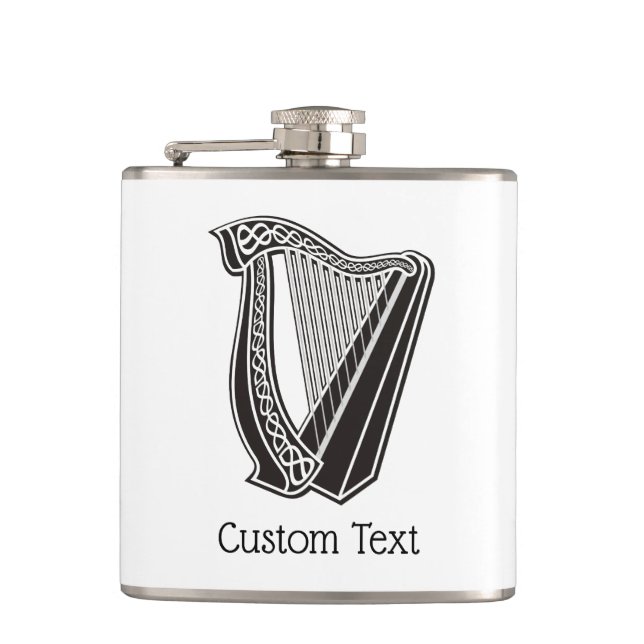 Harp Icon Flask (Front)