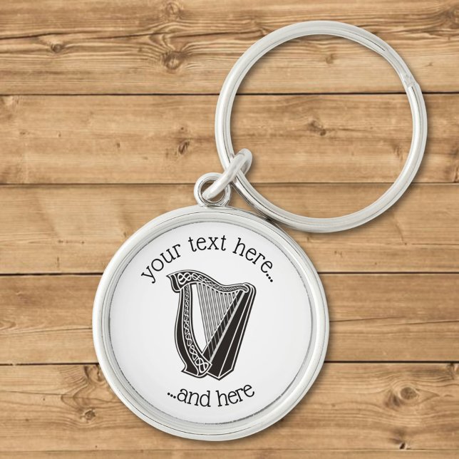 Harp Icon Keychain (Creator Uploaded)