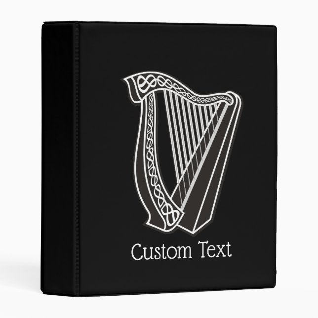 Harp Icon Mini Binder (Front/Spine)