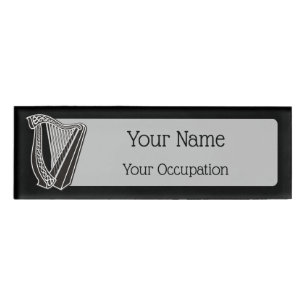 Harp Icon Name Tag