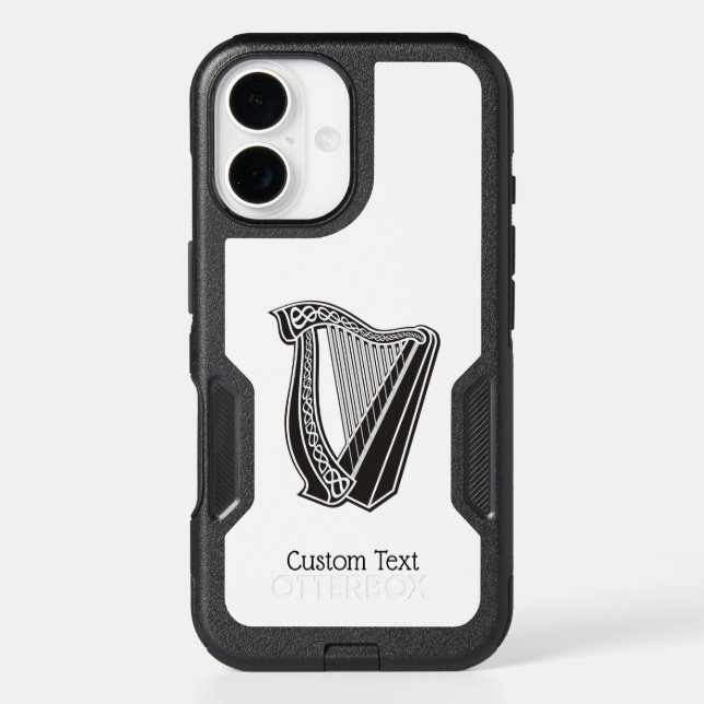 Harp Icon Otterbox iPhone Case (Back)