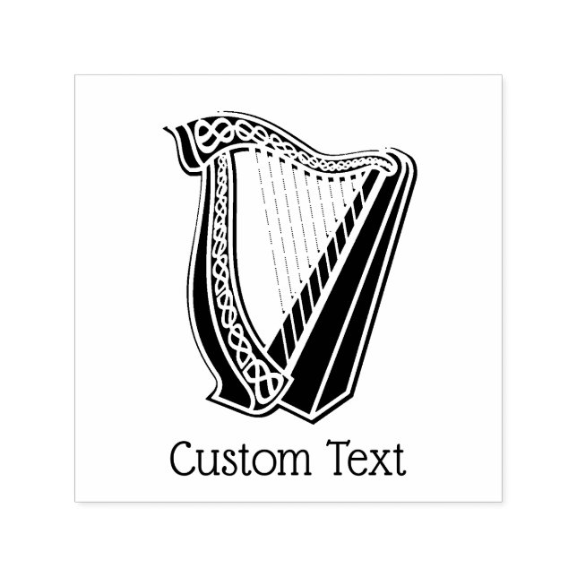 Harp Icon Self-inking Stamp (Design)