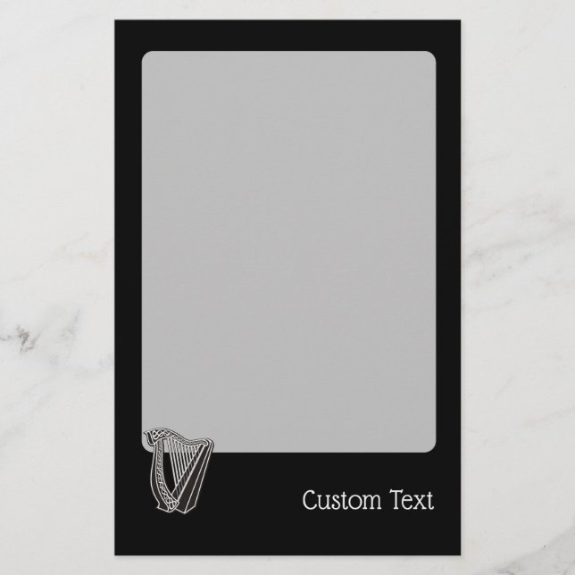 Harp Icon Stationery (Front)