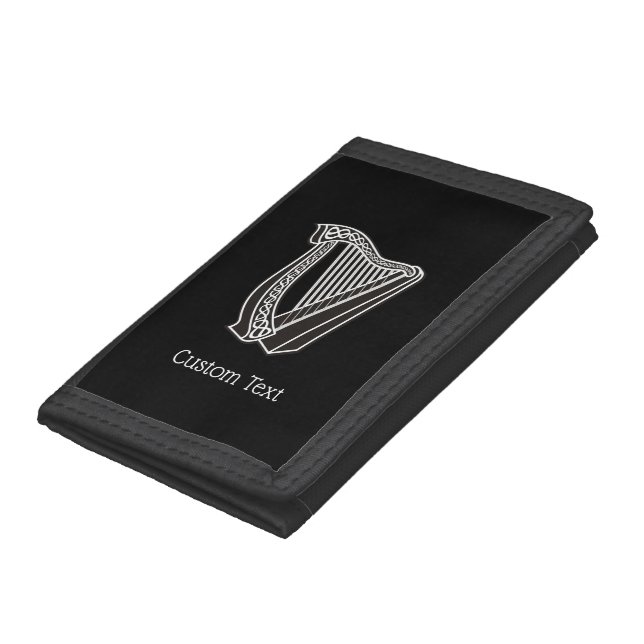 Harp Icon Tri-fold Wallet (Bottom)