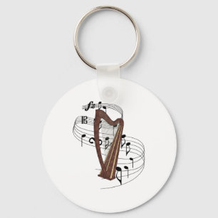 Harp Keychain