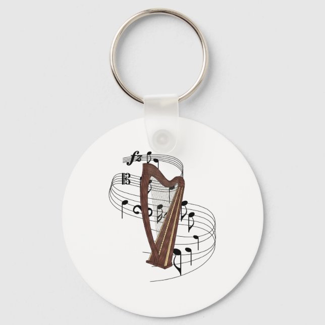 Harp Keychain (Front)
