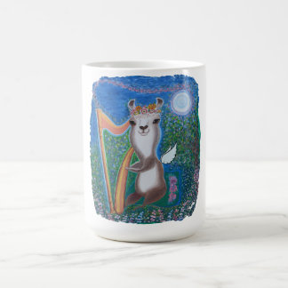 Harp Moon Angel Coffee Mug