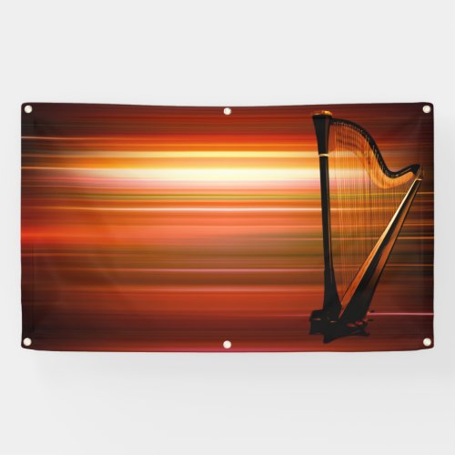 harp music banner