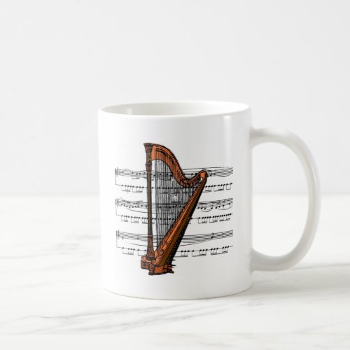 Harp musical 02 B Coffee Mug