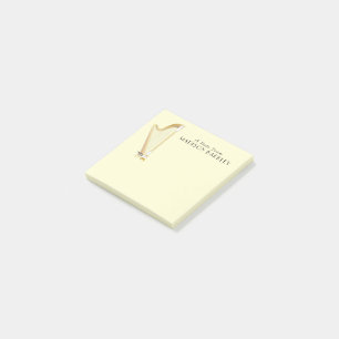 Harp Musician Music Teacher Post-it Notes