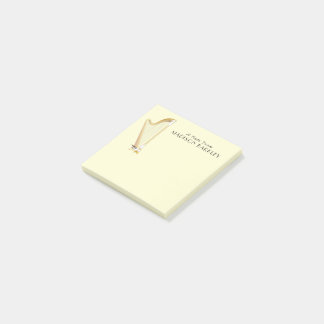 Harp Musician Music Teacher Post-it Notes