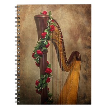 Harp Notebook by HarpersBazaar at Zazzle