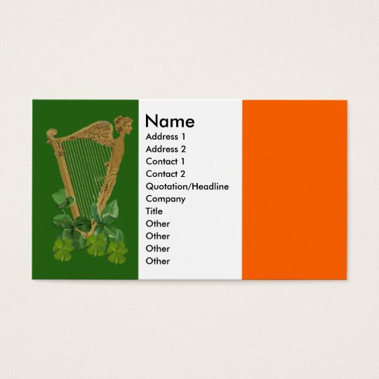 Harp of Tara Business Cards