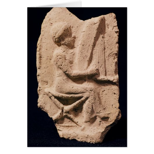 Harp player, 1830-1600 BC Cards (Front)