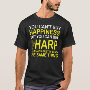 Harp Player Harpist Orchestra Harp Girl Instrument T-Shirt