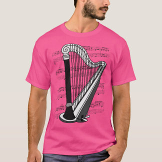 Harp Player Harpist String Musician T-Shirt