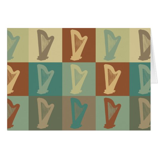 Harp Pop Art (Front Horizontal)