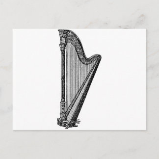Harp Postcard