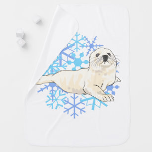 Harp Seal Baby Blanket