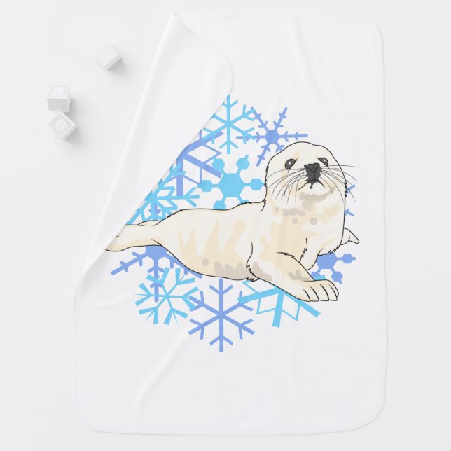 Harp Seal Baby Blanket (In Situ)