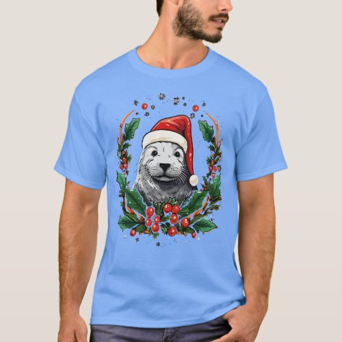 Harp Seal Christmas T_Shirt