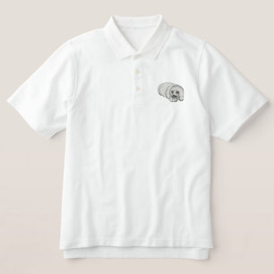 Harp Seal Embroidered Polo Shirt