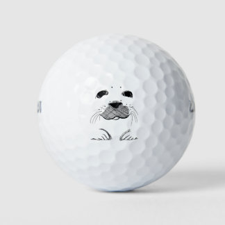 Harp Seal Pup Golf Balls