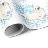Harp Seal Wrapping Paper (Roll Corner)