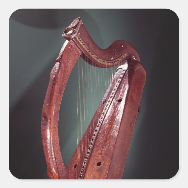 Harp Square Sticker (Front)