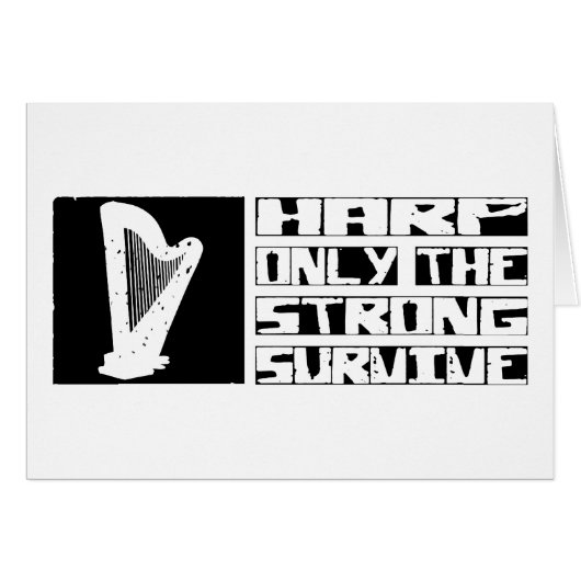 Harp Survive Cards (Front Horizontal)