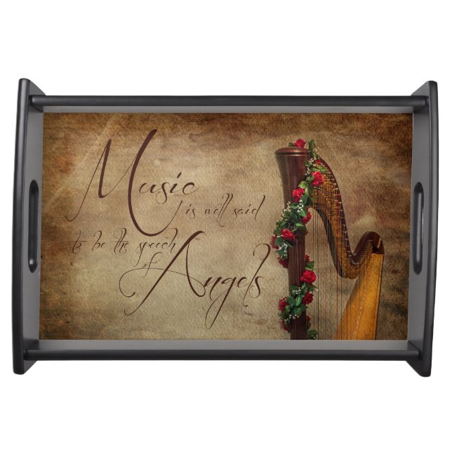 Harp Tea Tray (Front)