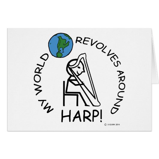 Harp - World Revolves Around Cards (Front Horizontal)