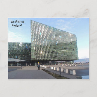 Harpa Concert Hall, Reykjavik, Iceland. Postcard