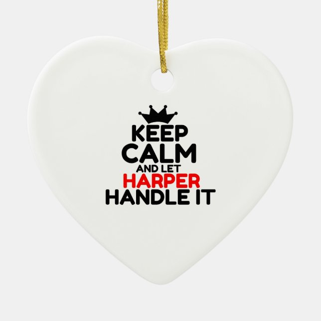 HARPER CERAMIC ORNAMENT (Front)