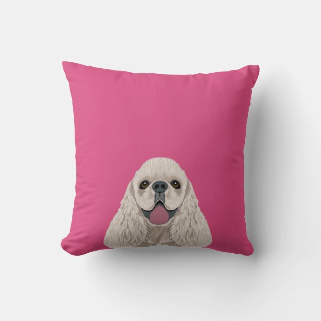 Harper - Cocker Spaniel pillow gift for dog people (Front)