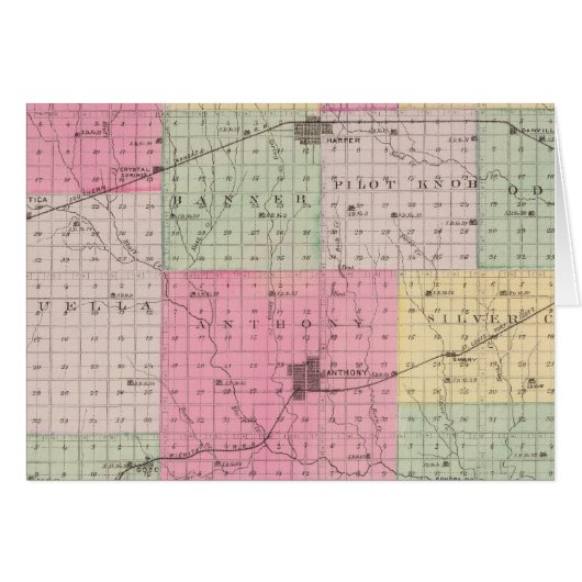 Harper County, Kansas Cards (Front Horizontal)