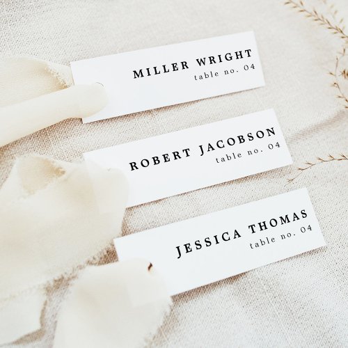 HARPER Modern Minimalist Slender Place Card Name