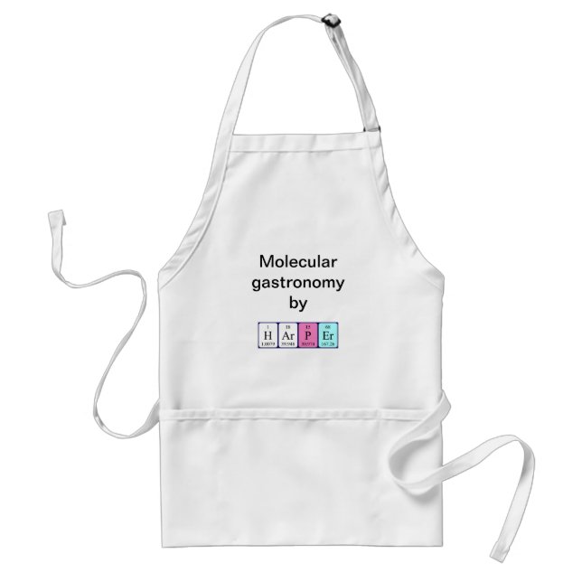 Harper periodic table name apron (Front)