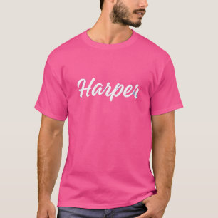 Harper – Soft Modern Name Concept T-Shirt